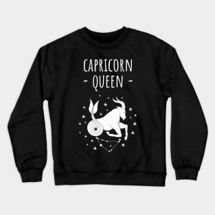 capricorn queen Crewneck Sweatshirt